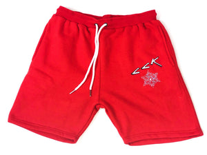 Red Cold City Kids Shorts